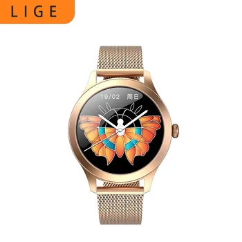LIGE2020 Režim Smart Uhr Luxuriöse frauen Uhren Remienok Blutdruck Gesundheit Überwachung Smartwatch Für Android iOS