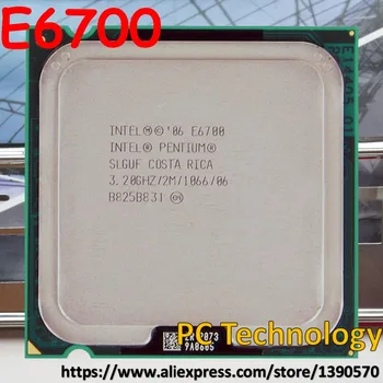 Originálne procesory Intel Pentium Dual-Core CPU, E6700 3.20 GHz 2 M 1066 LGA775 procesor loď sa v rámci 1 deň test dobre