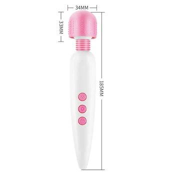 Nastaviteľné Výkonný AV Vibrátor Pre Ženy Masturbovať USB Nabíjanie Vagíny, Klitorisu Stimulátor G-spot Vibrátor Sexuálne Hračky Pre Dospelých