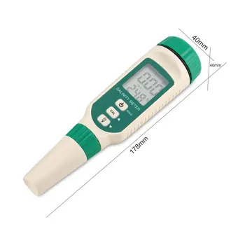 Digitálny Salinometer Salinity Tester Pero pre Bazény Pitnej Vody Akvária Obsah Soli Meter ATC Ručné Meranie morskej vody