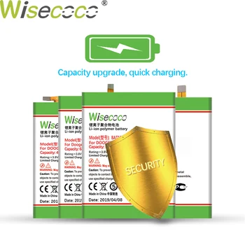 WISECOCO 2KS 5100mAh BAT16484000 Batérie Pre DOOGEE X5 MAX Pro Telefón Najnovšie Výrobné Kvalitné Batérie+Sledovacie Číslo