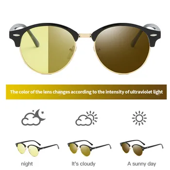 2020 Nové Retro Kolo Polarizované slnečné Okuliare Jazdy Photochromic Deň Night Vision Okuliare Okuliare Ženy UV400 Okuliare pre Mužov S4246