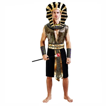 Staroveký Egypt Egyptský Faraón Kleopatra Princ, Princezná Kostým pre ženy, mužov Halloween Cosplay Kostým Oblečenie egyptský dospelých