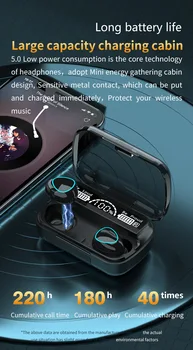 TWS Bluetooth Slúchadlá Bezdrôtové Slúchadlá S Mikrofónom Športové Slúchadlá Slúchadlá Pre IOS Android Telefónu Fone De Ouvido Auriculares