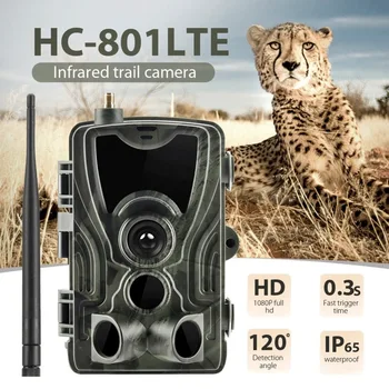 4G Chodník Kamery Voľne žijúce Poľovnícke Kamery HC-801LTE 16 MP 0.3 S Spúšť Infračervené S Anténou Lov Divokej Fotoaparát