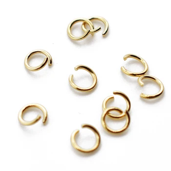 500Pcs/veľa z Nehrdzavejúcej Ocele Jednoduchý Malých Split Prstene, Šperky Konektory Krivý Skok Krúžky pre KUTILOV, Takže Príslušenstvo Zistenia