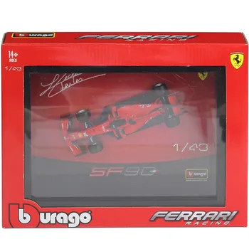 Bburago 1:43 Ferrari SF90-16 simulácia zliatiny model auta, remeselné dekorácie zbierku hračiek nástroj dar, formula one závodný