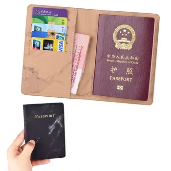 Kožené Pas Kryt Kreditnej Karty Držiteľ Unisex Cestovné Peňaženka pre Rusko Muži Ženy Business Pas Dokument Prípade