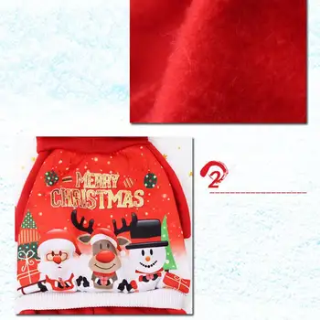 2018 Vianočné Oblečenie Pre Psa Chiwawa Oblečenie, Vianočné Mikina Yorkshire Teriér Winte Kabát Oblečenie Santa Kostým Pet Roztomilý E