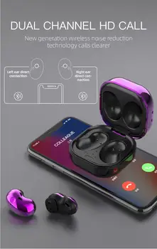S6Plus TWS Slúchadlá Slúchadlá Bluetooth 5.1 LED Displej 6D Stereo HIFI basy priestorový Bezdrôtový Headset nepremokavé športové Slúchadlá