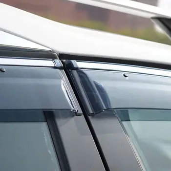 4PC Dvere Auta Okno Vietor Clonu Tvarovanie Markízy Štít Dažďu, Slnku, Vetru Stráže Otvor v Tieni Mazda CX-5 2012 2013-2020