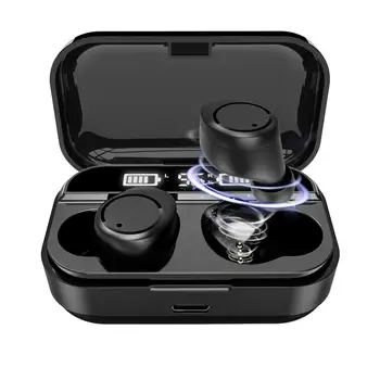 TWS Bluetooth 5.0 Slúchadlá 800mAh Plnenie Box Bezdrôtové Slúchadlá 9D Stereo Športové Vodotesné Slúchadlá Slúchadlá S Mikrofónom