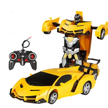 Rc Transformer RC Car Jazdy Športové Autá jednotky Transformácie Roboty Modely na Diaľkové Ovládanie Auto RC Boj Deti hračka darček