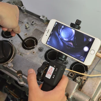 2 spôsob, ako Vyjadrenie Rotácie Endoskopu Rozsahu Fotoaparátu 5,5 mm Priemyselné Video Borescope Inšpekcie Kamera pre Android Smartphone ios