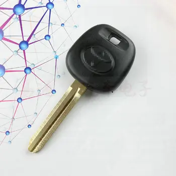 Kľúčové shell s Čipom Slot Pre Toyota corolla REIZ highlander Smart Karta Mechanický zámok Náhradné