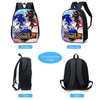 3ks/Set Sonic Údaje Batoh Sonic The Hedgehog Študentov, Školské Tašky Cartoon Knihy, Ceruzky Taška Anime, Hračky Pre Deti, Darčeky