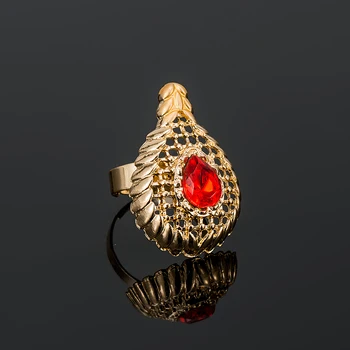 MUKUN Nigérijský Elegantné Ženy Červené Farebné Náhrdelník Náramok, Náušnice, Prsteň Luxusné Šperky Strany Módne Šperky Sady Svadobný Dar