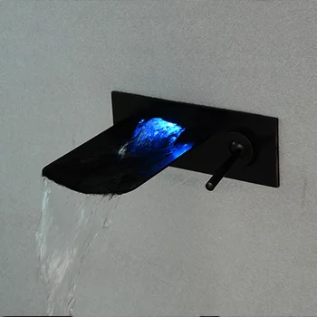 Black teplej a studenej všetky medi do steny typ skla obnovenie dávnych spôsoby, ako tmavé inštalácia povodí kohútik námestie skryť batérie