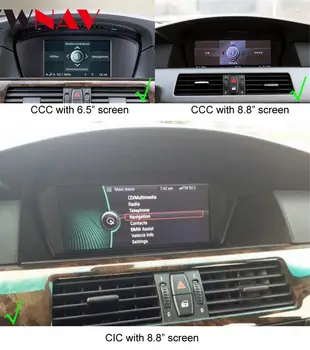 8 core 4+32GB Android 8.0 auto dvd prehrávač pre BMW série 5 E60 E61, E62 E63 radu 3 E90 E91 CCC/CIC systém autoradio s gps navigati