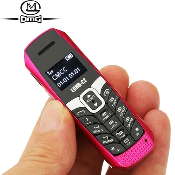Malé mini mobilné telefóny, bluetooth komunikátor nové odomknutý lacný mobilný telefón GSM, stlačte tlačidlo telefón T3