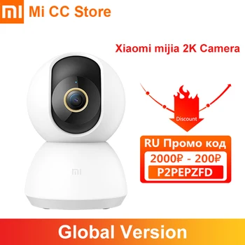 Xiao Mijia IP Kamera 2k WiFi 1296P 360 Angal Mini Kamera Infračervené Nočné Videnie obojsmerné Audio Mi Home Security CCTV Kamery