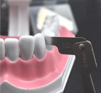 Zubné Interproximal Zníženie Rozchod Vyrobené z Nehrdzavejúcej Ocele s Vratným práv duševného vlastníctva Systém Ortodontická Liečba Medzera Meracie Pravítka