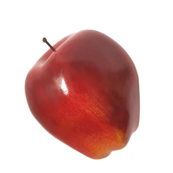 HOT PREDAJ 12 Ks Falošné Ovocie Jablká Umelé Jablká prirodzeným zobrazením Simulácie Červené Jablká Domov Dekor pre zátišia Kuchyňa Decor