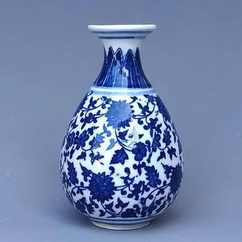 Guci YEFINE Vintage Domova Keramické Vázy Pre Domy Starožitné Tradičnej Čínskej Modrá A Biela Porcelánová Váza Pre Prietok