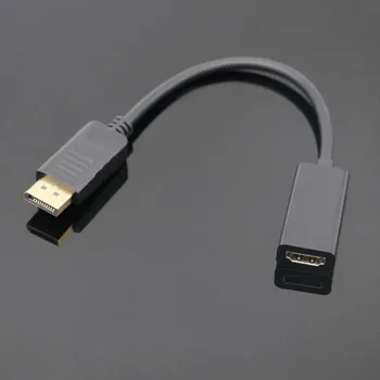 DP-HDMI 1080P DisplayPort na HDMI HDTV Mužov a Žien Adaptér Converter, s Audio-Drop