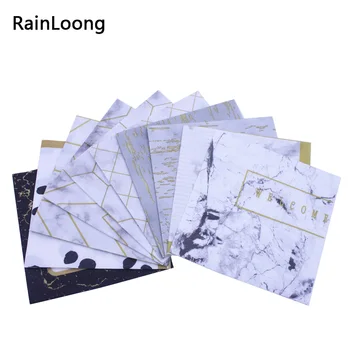 [RainLoong] Tlač Mramorové Dlažby Vzorovaný Papier, Servítky Tkaniva Na Party Dekorácie Decoupage 33*33 cm 1 balenie (20pcs/bal.)
