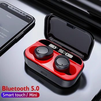 Arlado X5 Bluetooth V5.0 Slúchadlá Stereo Šport s LED Displejom Bezdrôtové Slúchadlá