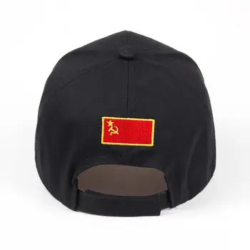 2019 nové CCCP ruský Štýl Baseballová Čiapka Unisex black Red bavlna snapback Čiapky s 3D výšivky Najlepšiu kvalitu klobúky golfový klobúk