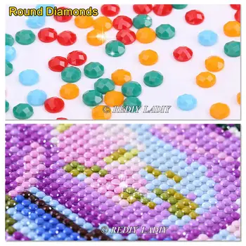 Plné Námestia / Round-Diamond Maľovanie Crystal Mozaiky Potraviny & Ovocie DIY Diamond Vyšívanie Korálkami Cross Stitch Pixel Hobby Remeslá