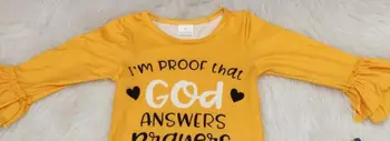 Veľkoobchod/maloobchod list oblečenie baby dievčatá žltá topy a kvet obličkového nohavice 2 ks nastaviť deti lumbálna detské oblečenie vyhovuje