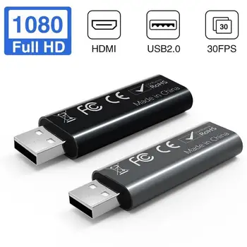 USB 2.0 Video Capture Karty HDMI Video Grabber Live Streaming Box Audio Nahrávanie Videa Pre Okno Hry Android PS4 DVD HD Kamerou