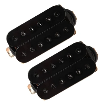 Vysoký Výstupný Gitara Pickup Double Cievka Humbucker Snímače Krku a Most Set Black