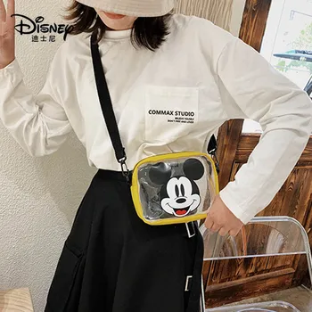 Disney Mickey Mouse Lady Taška Cez Rameno Módne Ženy Skladovanie Tašky Nové Hobos Dievča Peňaženky Študent Mince Kabelku