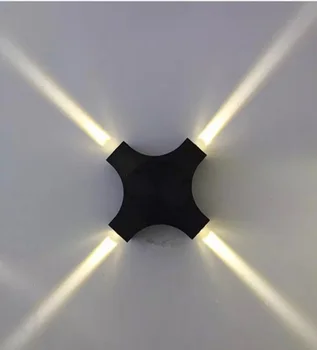 CREE LED nástenné svietidlo mimo 12W 9W wall art vonkajšie osvetlenie black/white jeden nepremokavé vnútorné/vonkajšie 30% off
