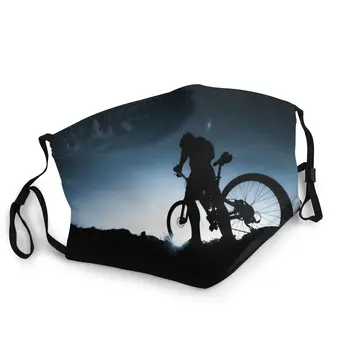 Ústa Masku na Tvár MTB jazda na Horských Bicykloch Siluetu Kvality Prachotesný Úst ochranný Kryt