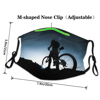 Ústa Masku na Tvár MTB jazda na Horských Bicykloch Siluetu Kvality Prachotesný Úst ochranný Kryt