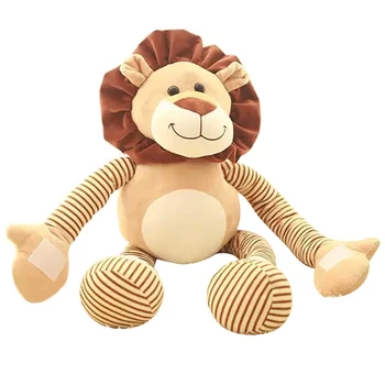 1pc 45 cm Deti plyšová darček k narodeninám bábiky baby plyšové hračky Ruky a nohy môžu byť natiahnuté plyšový Lev