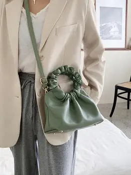 Elegantné Ženy farbou Tote bag 2020 Módy Nové Kvalitné PU Kožené dámske Dizajnér Kabelka Bežné Ramenný Messenger Taška