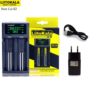 Nové LiitoKala Lii-S1 PD4 PL4 402 202 S1 S2 Nabíjačka pre 18650 26650 21700 AA AAA 3,7 V/3.2 V/1.2 V lítium-NiMH batérie