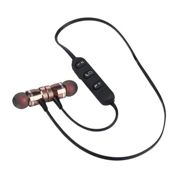Štýl LY-11 Kovové Športové Bluetooth Slúchadlá SweatProof Slúchadlá Magnetické Slúchadlo Bezdrôtové Stereo Headset Pre Smart Telefón
