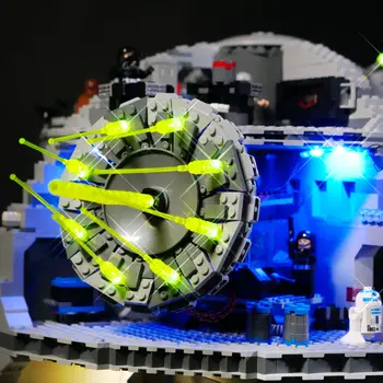 Led Svetlo Pre Lego 75159 Série Star Wars Smrti 05063 Stavebné kamene, Tehly osvetlenie Hračky (len svetlo)