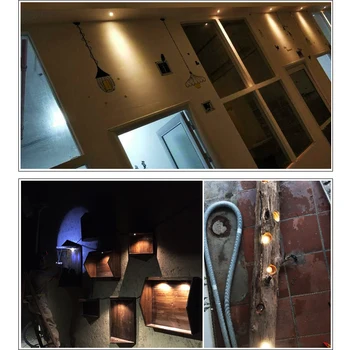 Spot Víno Kabinet 2W Malé Pozornosti LED Stropné Vložené Obývacia Izba Skryté 12V-24V Mini Downlight Rezať Dieru Pozornosti