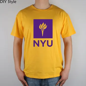 NEW YORK UNIVERSITY LOGO NYU LOGO NEW YORK UNIVERSITY T-shirt Priedušná Lycra bavlna Módnej Značky Mužov tričko DIY Štýl