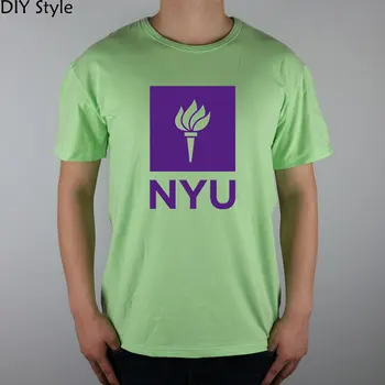 NEW YORK UNIVERSITY LOGO NYU LOGO NEW YORK UNIVERSITY T-shirt Priedušná Lycra bavlna Módnej Značky Mužov tričko DIY Štýl