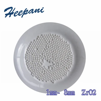 200Pcs zirconia keramické loptu 1 mm - 8 mm odolné voči opotrebovaniu, korálky ZrO2 Zirconia dusnatého mlyn loptu pre hybridné ložiská brúsenie / frézovanie