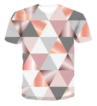 2020 Nový Módny Trend Lete 3D Tlač T-shirt Digitálna Tlač Európskych a Amerických Farby Mužov Bežné T-shirt S-6XL